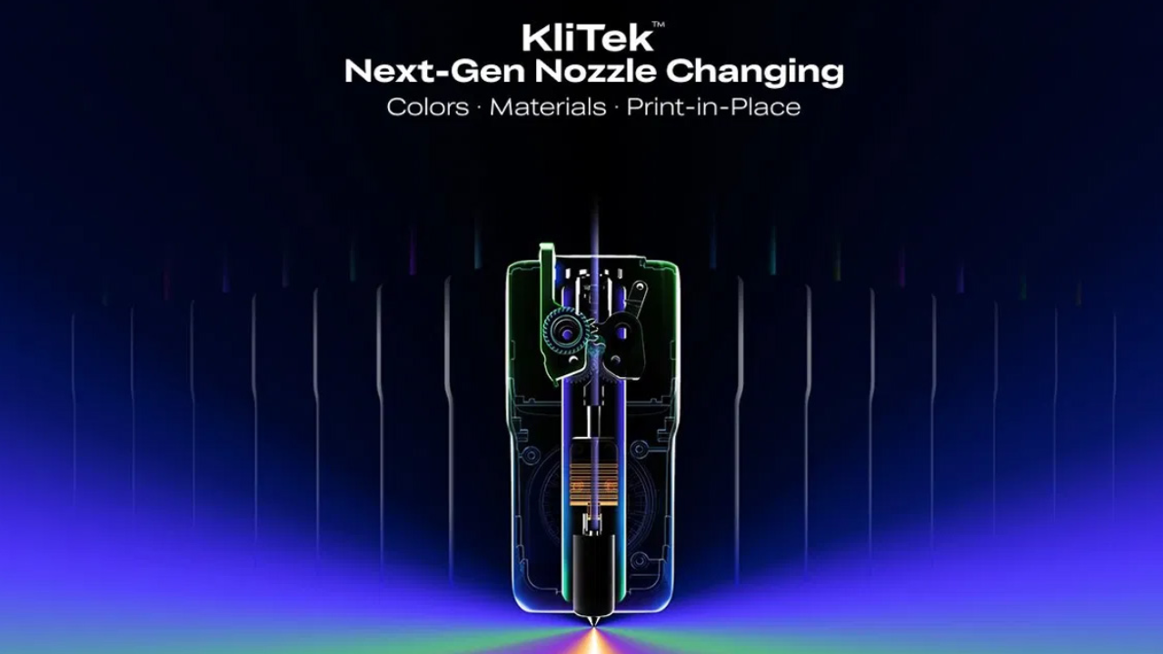 KliTek: Creality anuncia seu sistema próprio de troca de bicos automatizado