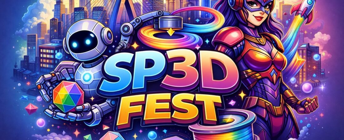 São Paulo sedia SP3DFEST 2026 entre os dias 19 e 21 de junho