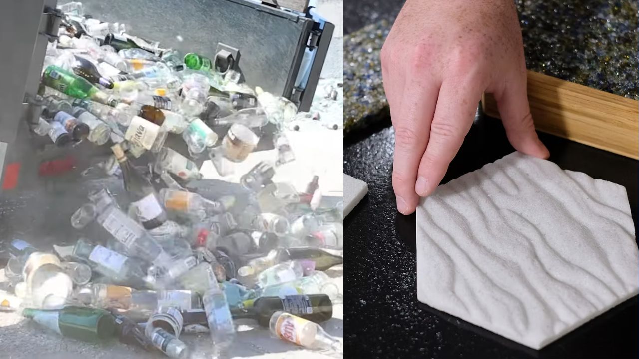 Startup recicla vidro e cria azulejos em impressão 3D