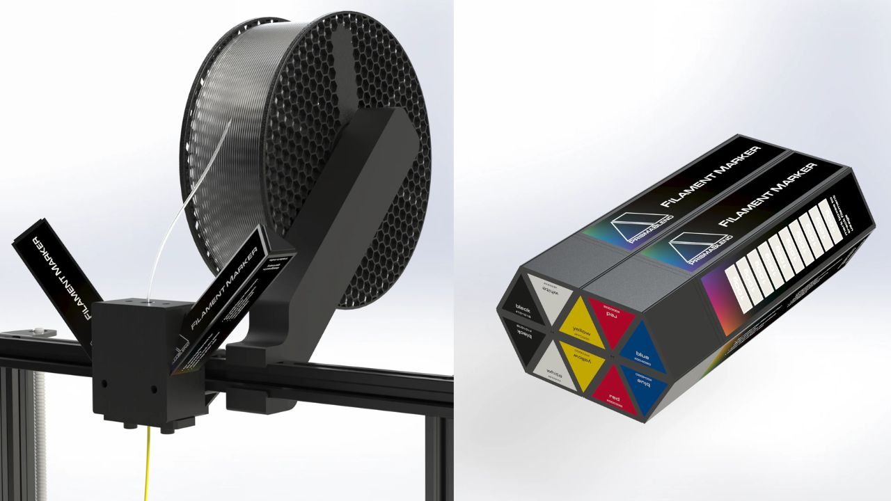 PrismaBlend promete colorir filamentos direto na impressora 3D