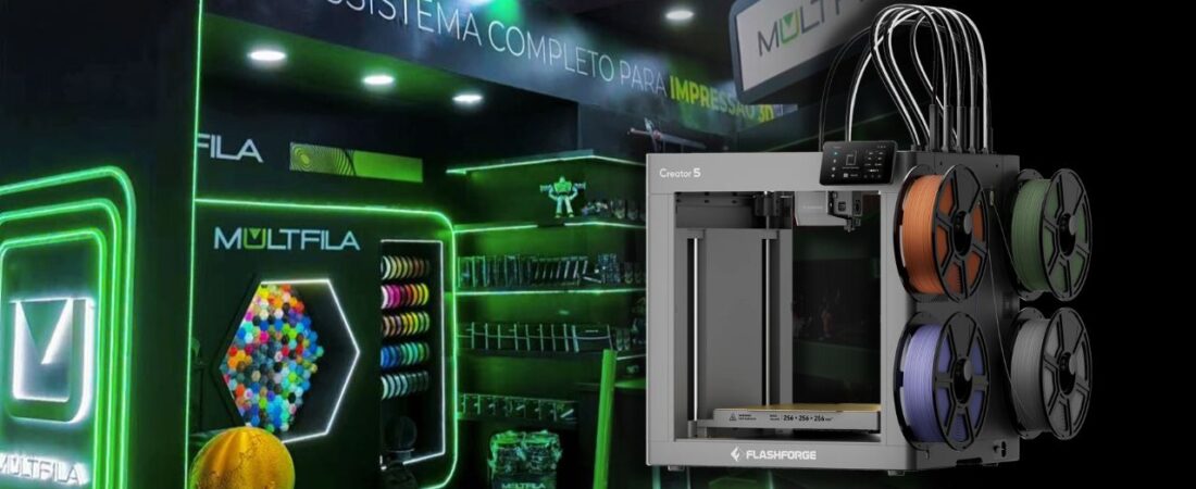 Multfila sorteia Creator 5 antes do lançamento na FuturePrint 2026