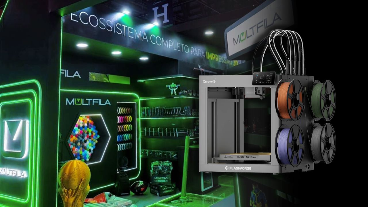 Multfila sorteia Creator 5 antes do lançamento na FuturePrint 2026