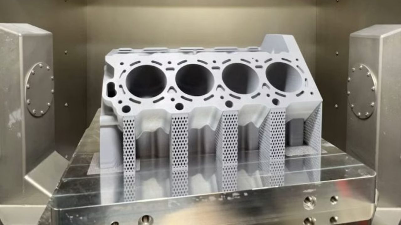 Bosch se une ao laboratório da Nikon e imprime em 3D um motor V8 em alumínio